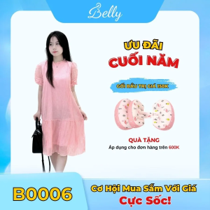 Đầm bầu Belly dáng suông chất liệu mềm mại – Đồ Bầu Belly