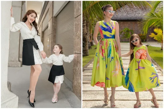 Phối Đồ Gia Đình "Tone Sur Tone" Đón Tết